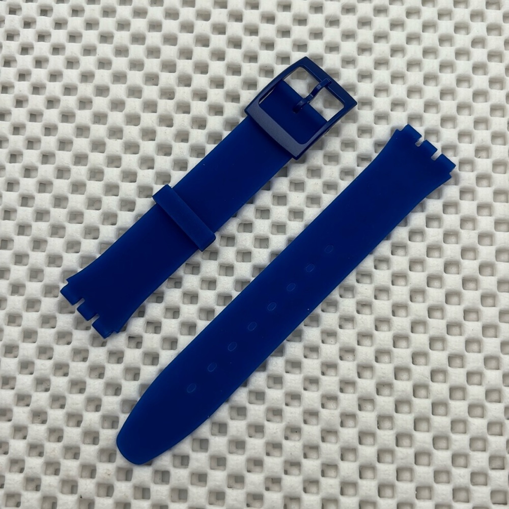Blue Watch Band (Strap Only) - fits Swatch Skin model